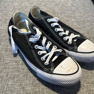 Converse All Star Chuck Taylor Black White Low Top Sneakers…
